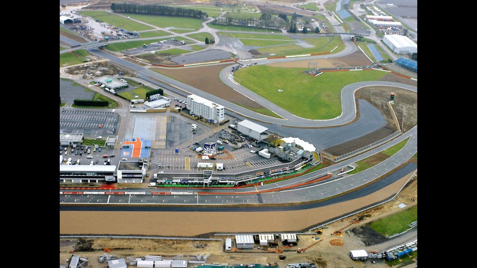 Track works completed around Woodcote and the Brooklands Complex 