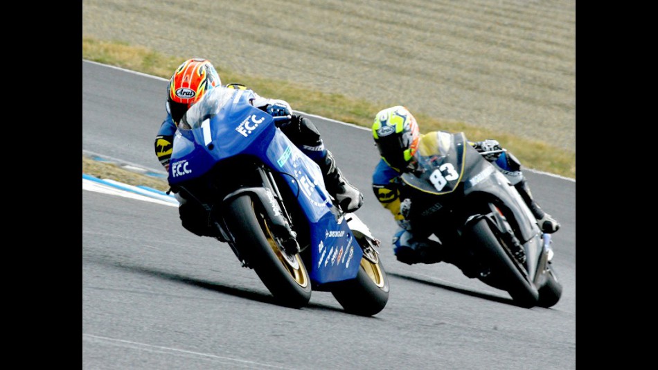 TSR and Moriwaki Moto2 test at Motegi