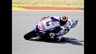 Lorenzo on fp1 at sachsenring