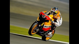 Dovizioso Pedrosa Qatar day two reaction