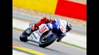 Jorge Lorenzo in action at Motorland Aragón