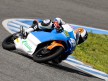 Pol Espargaró in action at the Jerez test