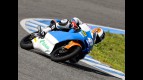 Pol Espargaró in action at the Jerez test
