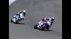 Yonny Hernandez and Robertino Pietri on track at the Jerez test