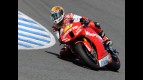 Julián Simón in action at the Jerez test