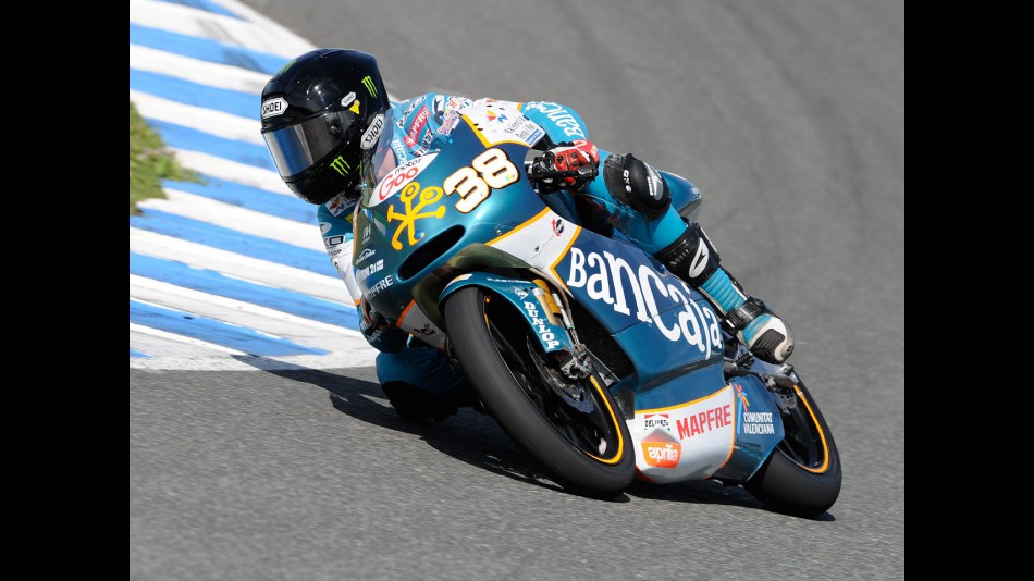 Bradley Smith in action at the Jerez test