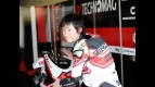 Shoya Tomizawa in the Technomag-CIP garage