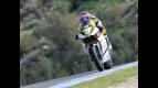 Claudio Corti in action at the Jerez test