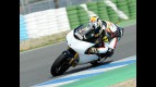 Tomoyoshi Koyama in action at the Jerez test