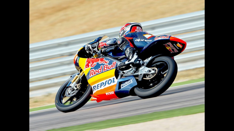 Marc Marquez in action at Motorland Aragón