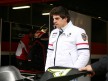 Claudio Corti observes his Suter prototype