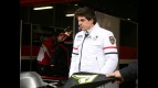 Claudio Corti observes his Suter prototype