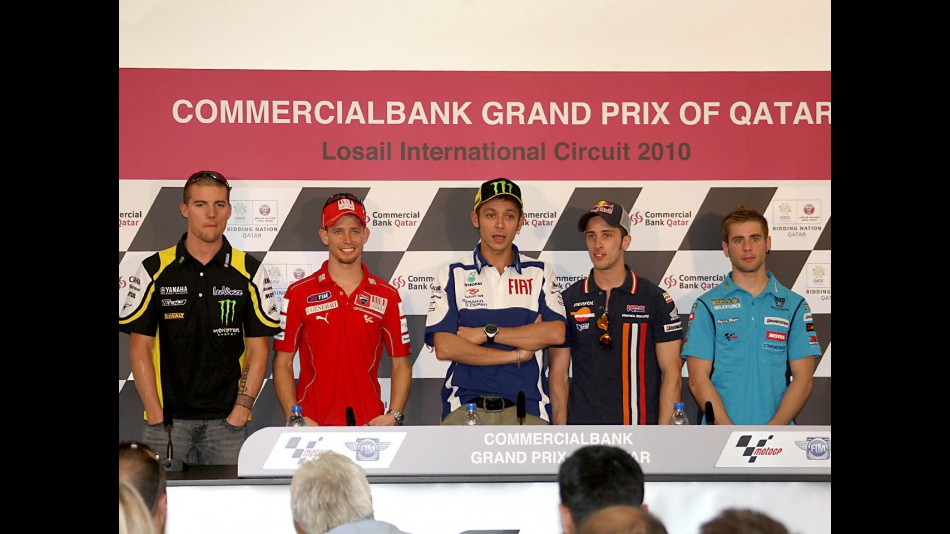 MotoGP Press Conference at the Commercialbank GP of Qatar