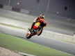 Andrea Dovizioso pulls off a wheelie during FP1 in Qatar