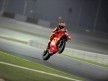 Nicky Hayden pulls off a wheelie During FP1 in Qatar
