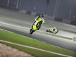 Mika Kallio pulls off a wheelie during FP1 in Qatar