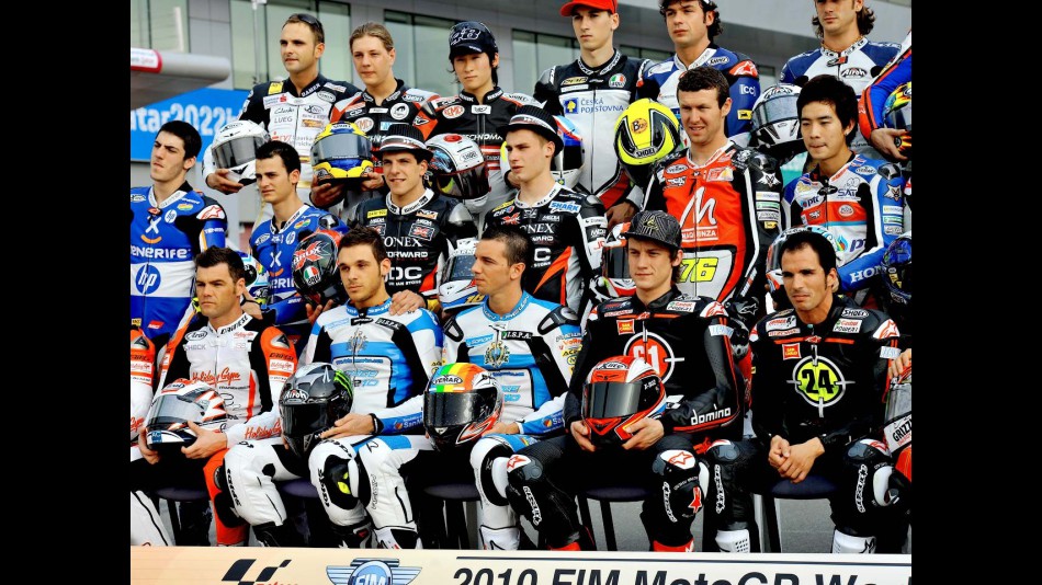 Moto2 Riders at the Losail Circuit