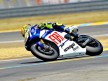 Valentino Rossi in action in Le Mans