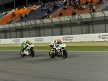 Simone Corsi and Andrea Iannone in action in Qatar