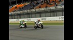 Simone Corsi and Andrea Iannone in action in Qatar
