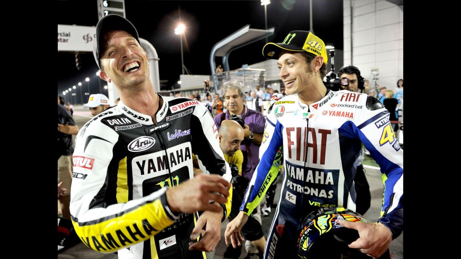 Edwards and Rossi at the Losail Circuit