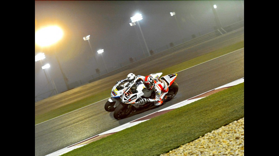 Olivé an Pietri riding head to head in Qatar