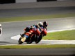 Danny Webb and Alberto Moncayo riding head to head  in Qatar