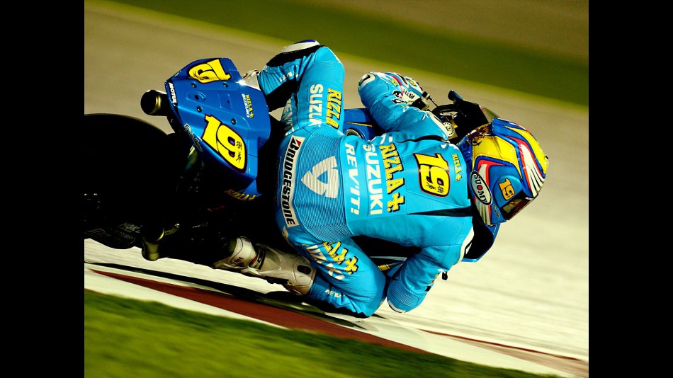 Alvaro Bautista in action in Qatar