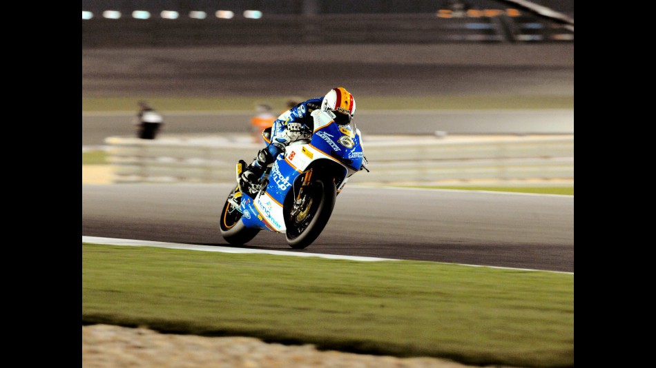 Alex Debon in action in Qatar