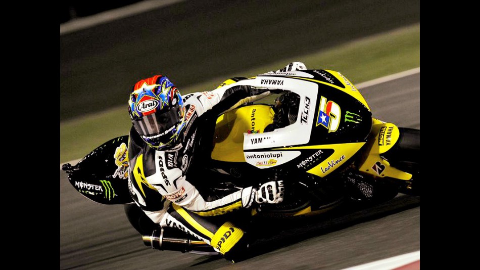 Colin Edwards on track in Qatar