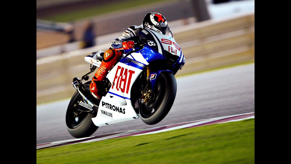 Jorge Lorenzo in action in Qatar