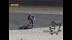 Qatar 2010 Moto2 WUP Action Vladimir Ivanov Crash