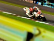 Marco Simoncelli in action in Qatar