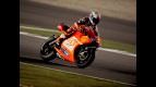 Casey Stoner in action in Qatar