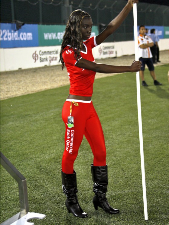 Paddock Girl at the Commercialbank Gran Prix of Qatar