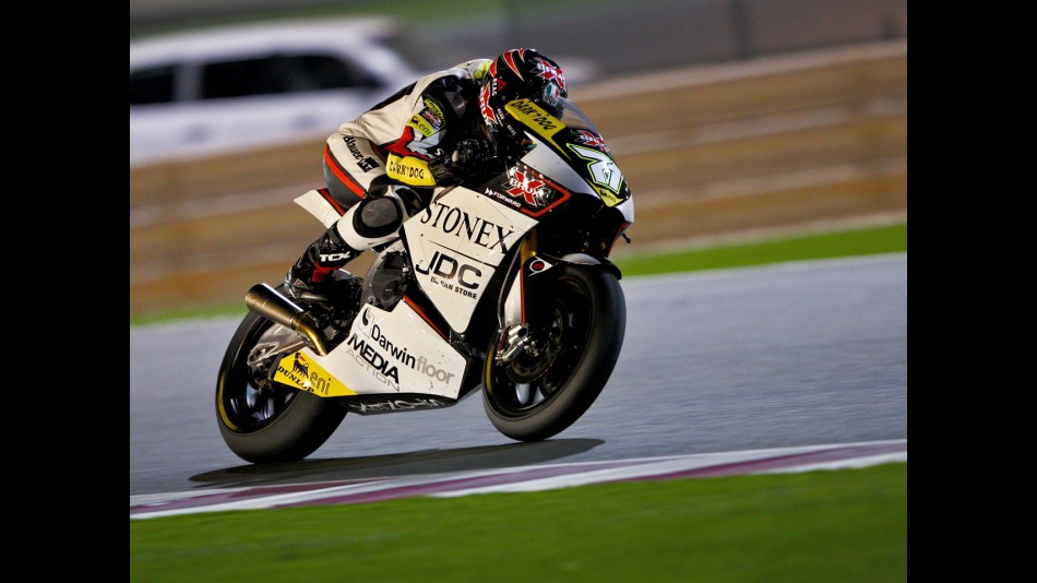 Claudio Corti in action in Qatar