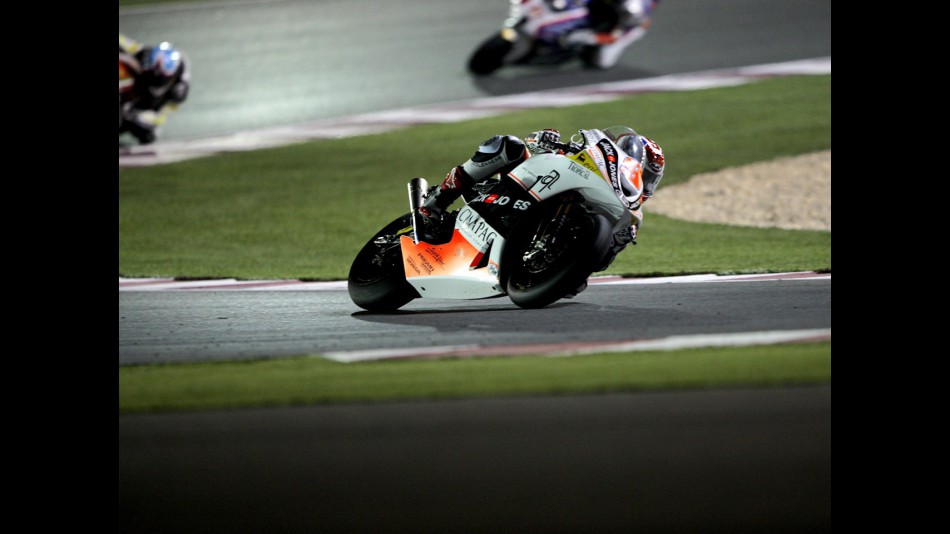 Kenny Noyes in action in Qatar