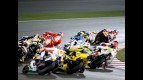 MotoGP group in action in Qatar