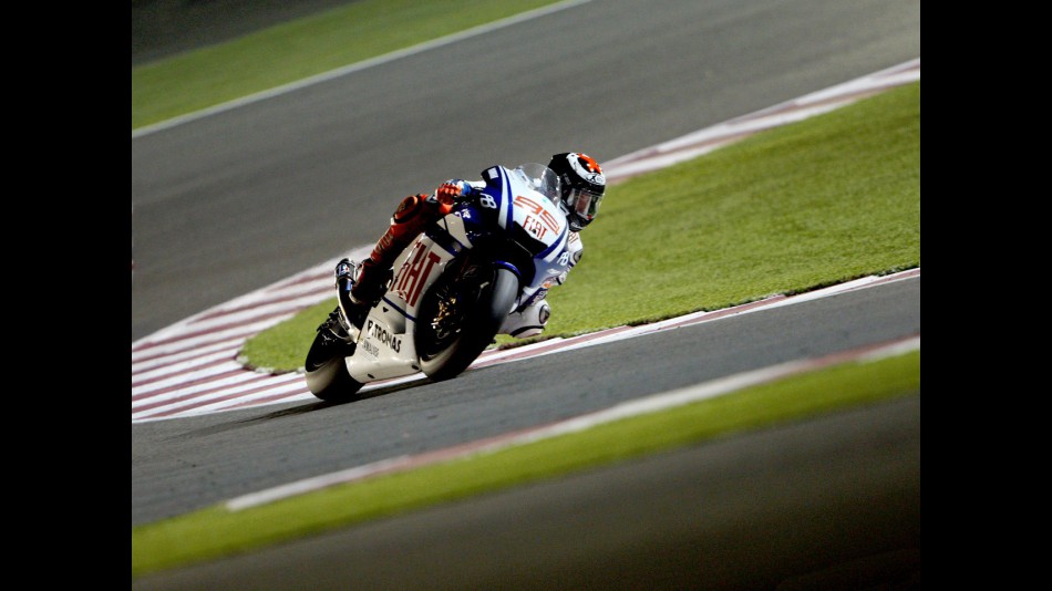 Jorge Lorenzo in action in Qatar