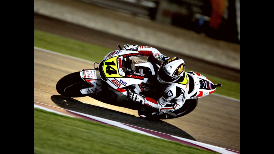 Randy de Puniet ina ction in Qatar