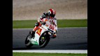Marco Simoncelli in action in Qatar