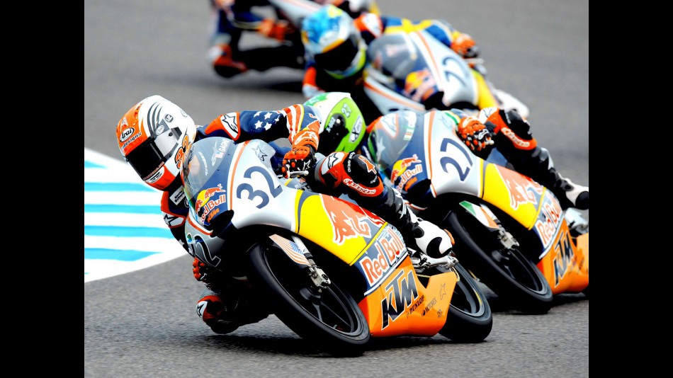 Red Bull Rookies Cup group in action