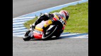 Marc Marquez in action in Jerez