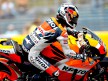Dani Pedrosa on track at the FP1 in Jerez