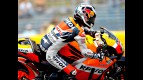 Dani Pedrosa on track at the FP1 in Jerez