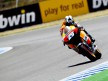 Dani Pedrosa on track at the FP1 in Jerez