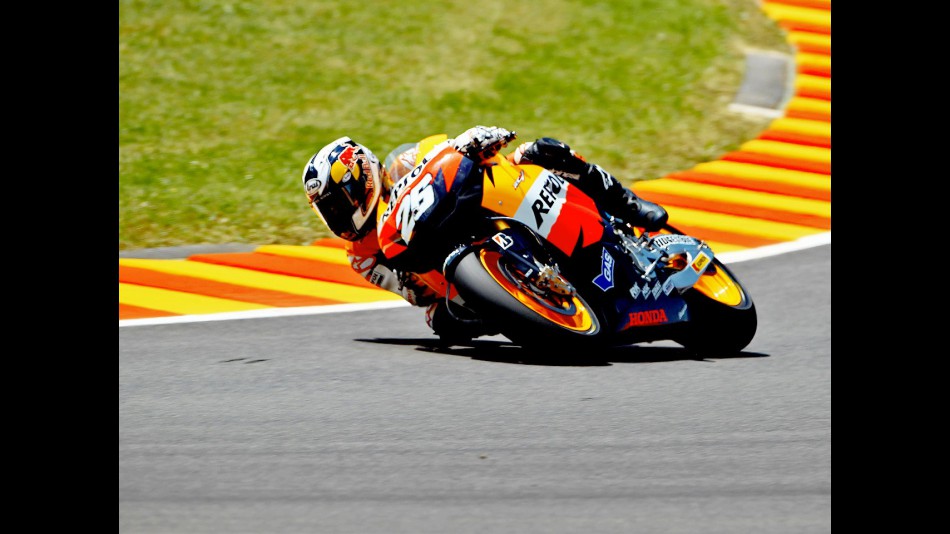 Dani Pedrosa in action in Mugello