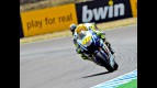 Valentino Rossi in action during FP1 in Jerez