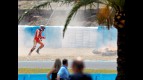 Casey Stoner after crash during the FP1 in Jerez
