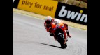 Casey Stoner in action during FP1 in Jerez